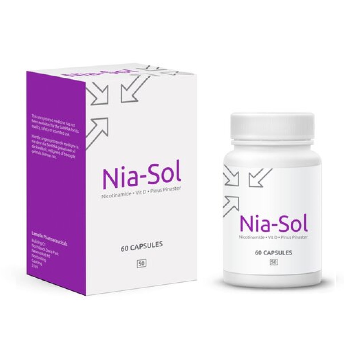 Nia-Sol-Caps Lamelle Nia-Sol Capsules 60caps - Image 1