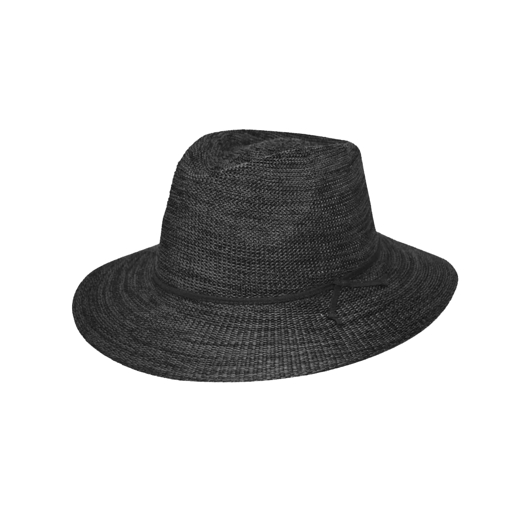 gilly_mixed_black R699 Gilly Fedora Hat - Mixed Black - Image 1